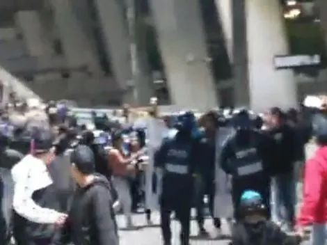 VIDEO | Barras del América y Querétaro se encontraron tras el partido