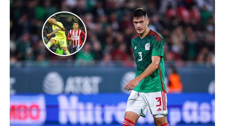 César Montes México 2022 Chivas - América