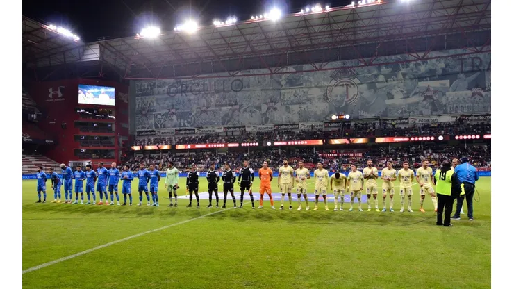 América y Cruz Azul se enfrentaron en el Estadio Nemesio Diez.