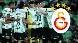 Galatasaray, a la carga por un elemento de Santos.