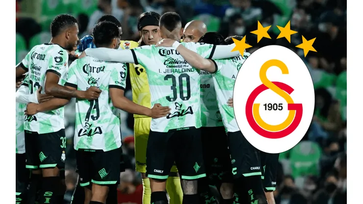 Galatasaray, a la carga por un elemento de Santos.