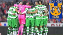 Tigres UANL acelera por una figura de Santos Laguna