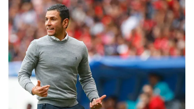 Jaime Lozano en su etapa como director técnico del Necaxa.