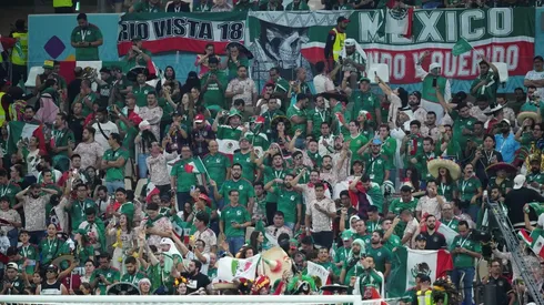Afición mexicana en Qatar 2022.