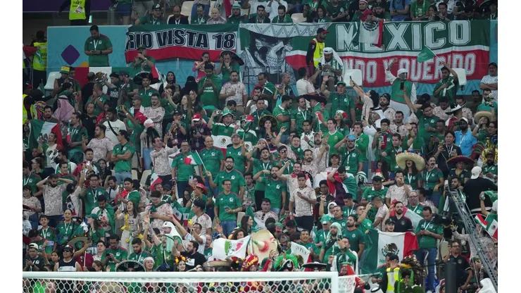 Afición mexicana en Qatar 2022.