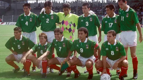 La selección mexicana que debutó en la Copa América en 1993.
