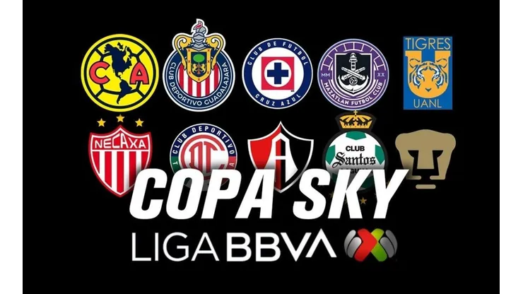 El calendario completo de partidos de la Copa Sky 2022 de la Liga MX