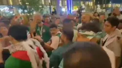 Pelea entre aficionados de México y Arabia Saudita