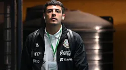 David Ochoa en una concentración de la selección mexicana.