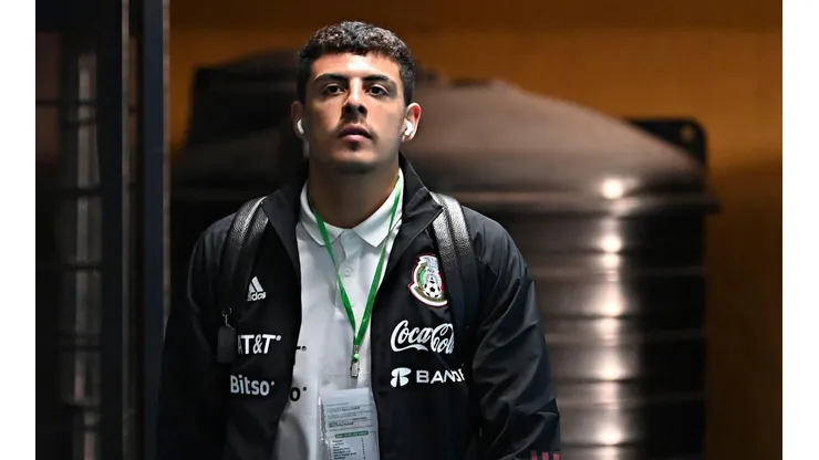 David Ochoa en una concentración de la selección mexicana.