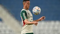 Funes Mori fue criticado en Argentina por cantar el himno mexicano.