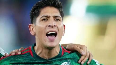 Edson Álvarez, en la banca frente a la Argentina