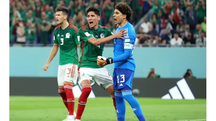 Así festejó André-Pierre Gignac al penal atajado por Memo Ochoa.