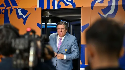 Miguel Herrera en su último partido como director técnico de Tigres.