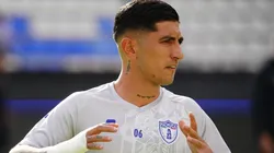 Pachuca, Hidalgo, 24 de julio de 2022. Víctor Guzmán, durante el partido de la jornada 4 del torneo Apertura 2022 de la Liga BBVA MX, entre los Tuzos del Pachuca y los Pumas de la UNAM, celebrado en el estadio Hidalgo. Foto: Imago7/ Rafael Vadillo