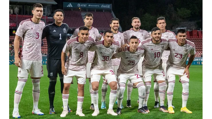 El 11 titular de México vs Irak, partido de preparación rumbo a Qatar 2022.