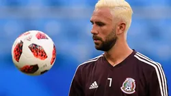 Miguel Layún en la Copa del Mundo Rusia 2018.
