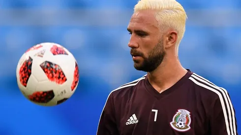 Miguel Layún en la Copa del Mundo Rusia 2018.