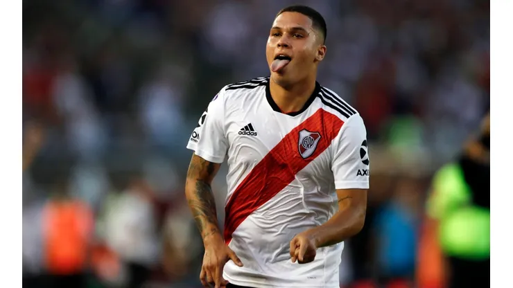 Juan Fernando Quintero con River Plate en el futbol argentino.