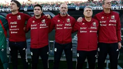 El cuerpo técnico de México con "Tata" Martino a la cabeza.