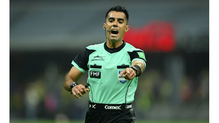 Adonaí Escobedo en la Semifinal América contra Toluca del Apertura 2022.