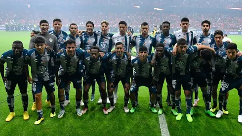 El Pachuca previo a la final del torneo Apertura 2022 ante Toluca.
