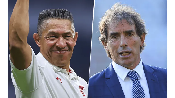Ignacio Ambriz y Guillermo Almada, los técnicos de Toluca y Pachuca respectivamente.