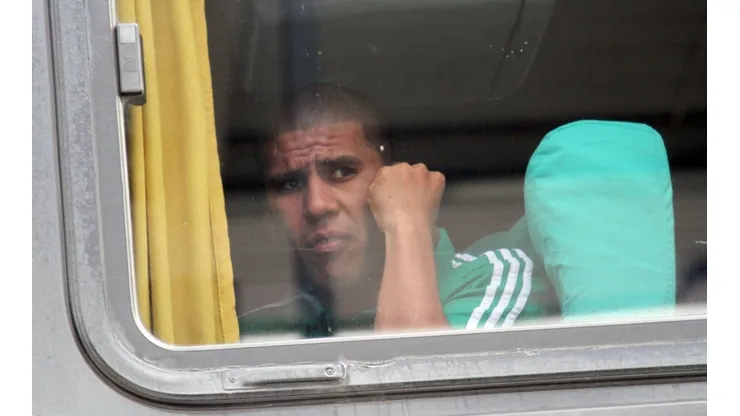 Carlos Salcido en una concentración de la selección mexicana.