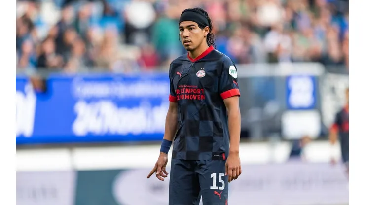 HEERENVEEN, Stadium Abe Lenstra, 09-10-2022 , season 2022 / 2023 , Dutch Eredivisie. PSV player Erick Gutierrez during t