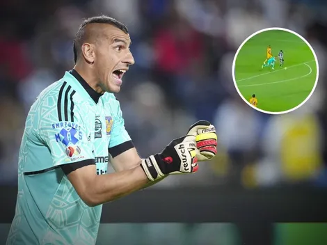 VIDEO | El árbitro salva un grave error de Nahuel Guzmán