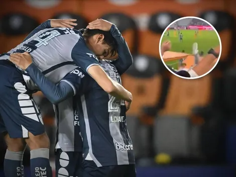 VIDEO | Fanático rompe el techo de las bancas en el Estadio Hidalgo