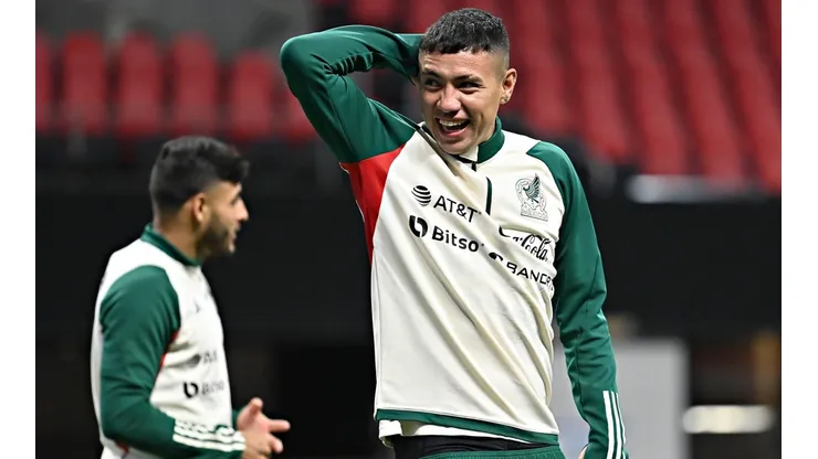 Emilio Lara previo a su debut con la selección mexicana.