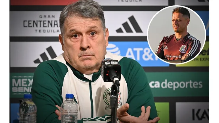 Tata Martino le dijo a Chicharito por qué no va a Qatar 2022.