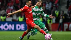 Toluca venció a Santos en la ida por 4-3