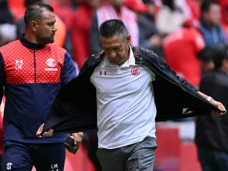 A Nacho Ambriz no le gustó lo que vio en el Toluca-Santos