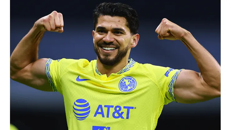 El característico festejo de gol de Henry Martin