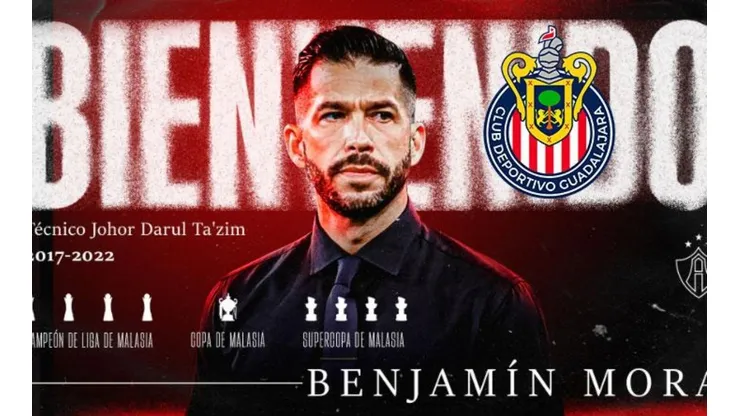 Los tuits de Benjamín Mora, DT de Atlas, en apoyo a Chivas