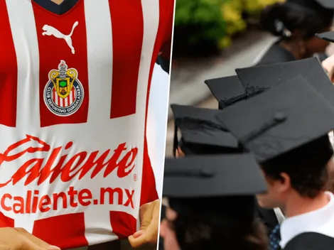 El jugador de Chivas de Guadalajara que se graduó en la universidad
