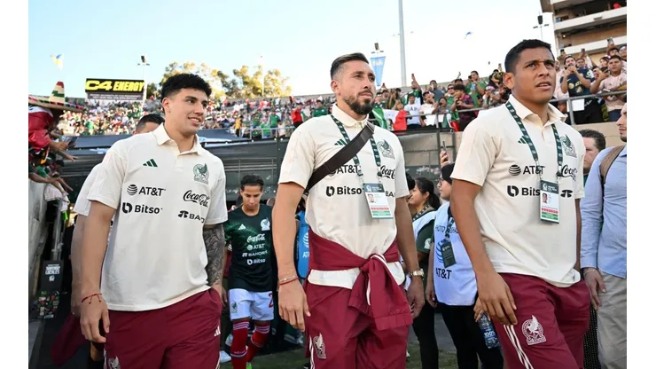 Jorge Sánchez, Héctor Herrera y Luis Romo en la Fecha FIFA de septiembre.