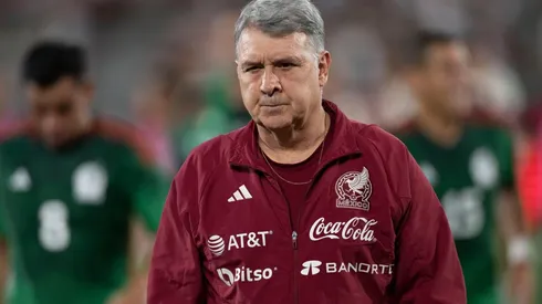Gerardo Martino después del partido entre México y Perú.