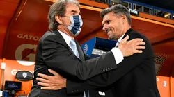 Guillermo Almada y Fernando Ortiz en la liguilla del torneo Clausura 2022.