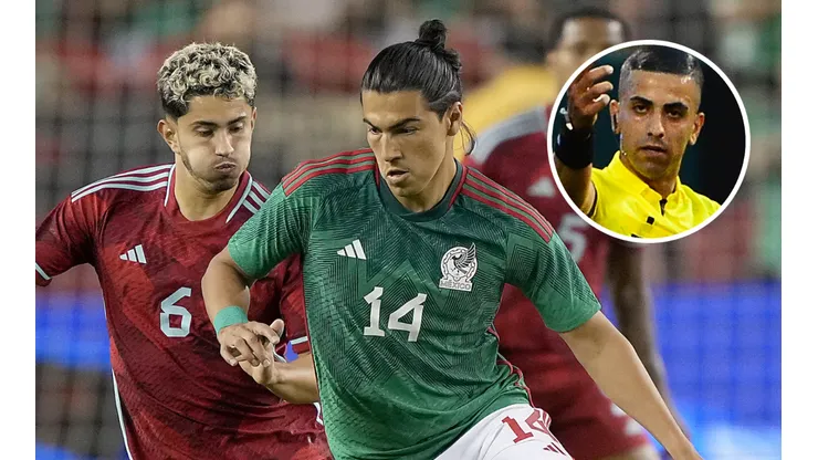 Insólito error arbitral en México - Colombia.