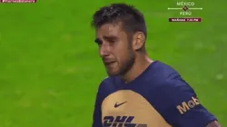 Eduardo Salvio se quebró al finalizar el partido.