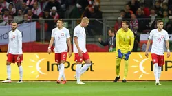 2022.09.22 Warszawa pilka nozna Liga Narodow Polska - Holandia N/z Grzegorz Krychowiak, Kamil Glik, Jan Bednarek, Wojcie