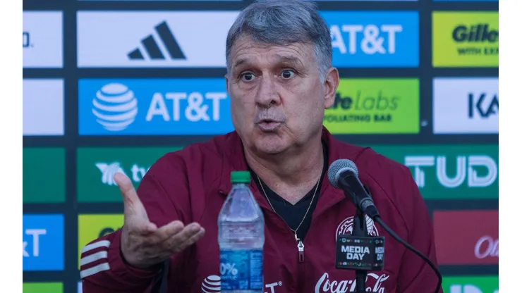Martino, en conferencia de prensa tras la victoria ante Perú.
