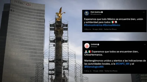 Reacciones al sismo en el futbol mexicano