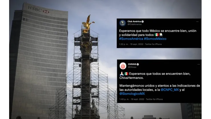 Reacciones al sismo en el futbol mexicano