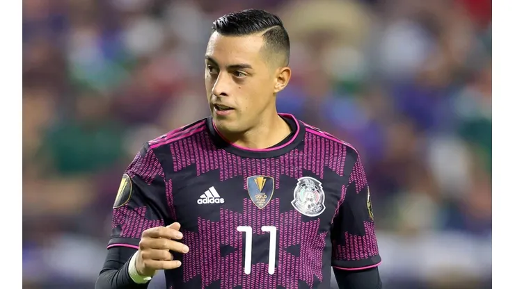 Rogelio Funes Mori en la Copa Oro 2021.