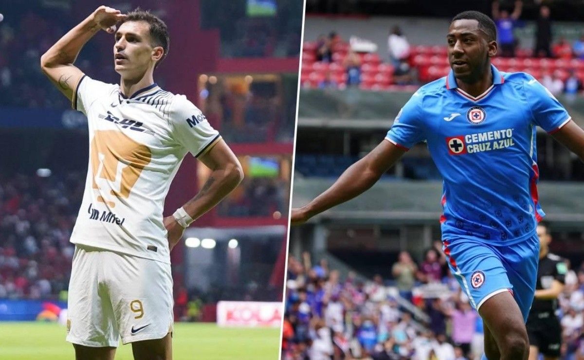 Las alineaciones de Pumas UNAM vs Cruz Azul por la Jornada 15 de la ...
