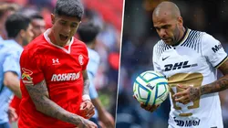 Las alineaciones de Toluca vs Pumas por la Jornada 14 de la Liga MX